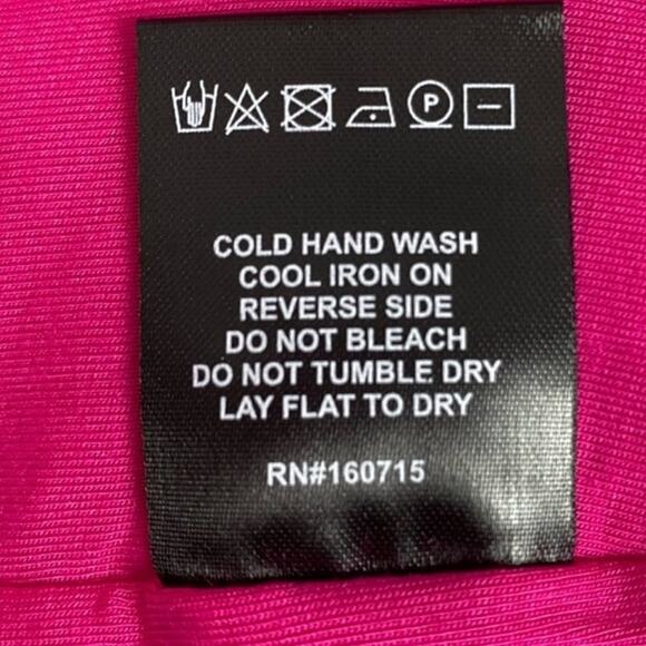 Ser.O.Ya Womens Pink Irene Twist Front Jersey Stretch Bodycon Midi Dress XS NWT - Picture 9 of 10